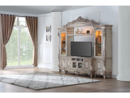 Gorsedd - Entertainment Center - Antique White Supply