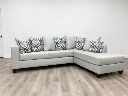 110 Grey Modern Sectional Cheap