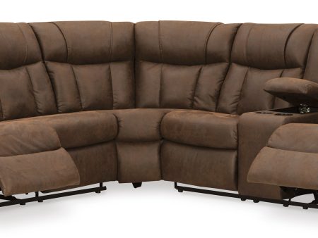 Trail Boys 2-Piece Reclining Sectional on Sale