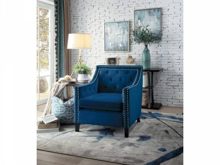 1297NV Blue Accent Chair Discount