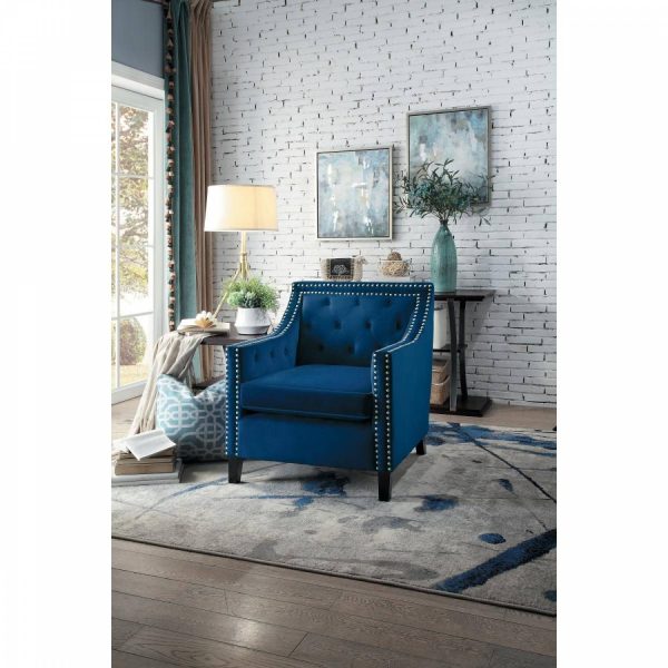 1297NV Blue Accent Chair Discount