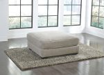 Ardsley - Pewter - Oversized Accent Ottoman Supply