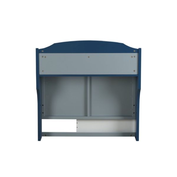 Neptune II - Twin Bed - Gray & Navy Supply