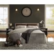 Brancaster - Queen Bed - Retro Brown Top Grain Leather & Aluminum Hot on Sale