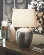 Magalie - Antique Silver Finish - Metal Table Lamp Online now