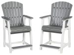 Transville - Gray   White - Barstool (Set of 2) Online Sale