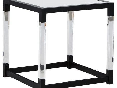 Nallynx - Metallic Gray - Square End Table Supply