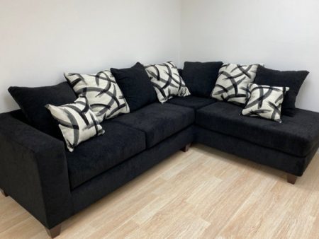 110 Black Sectional Online Sale