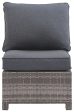 Salem - Gray - Armless Chair w Cushion on Sale