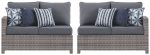 Salem - Gray - Raf   Laf Loveseat W Cush (Set of 2) Supply