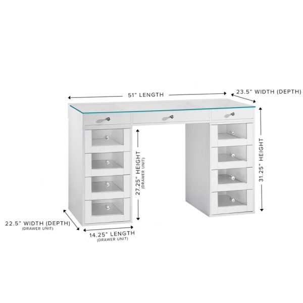 SlayStation Plus 2.0 White Tabletop + 4 Drawer Units Bundle Sale