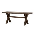 Alston - Wood Dining Bench - Knotty Nutmeg Supply