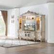 Gorsedd - Entertainment Center - Antique White Supply