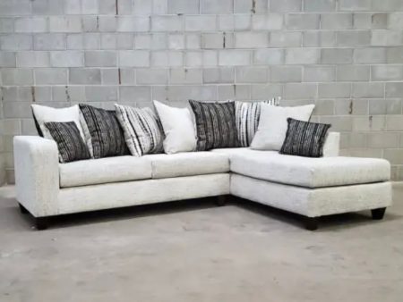 110 White Urban Sectional Sale