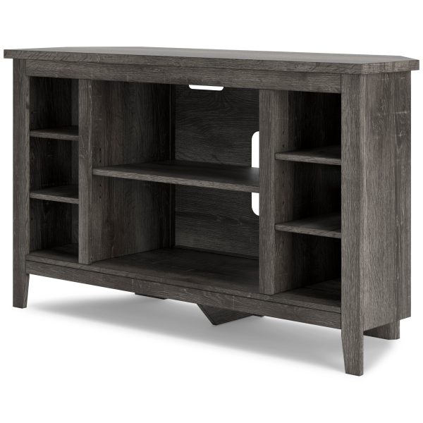 Arlenbry Corner TV Stand with Electric Fireplace Online Sale