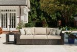 Coastline Bay Outdoor Sofa with Cushion Discount