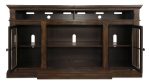 Roddinton XL TV Stand w Fireplace Option For Cheap