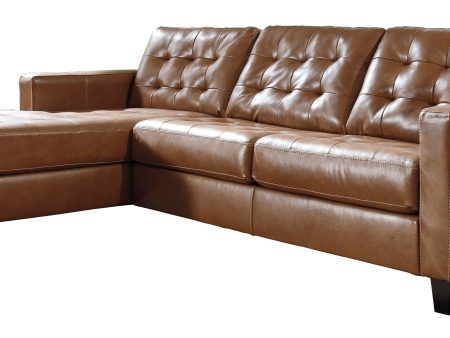 Baskove 2 Piece Leather Sectional Cheap