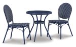 Odyssey Blue Outdoor Table and Chairs (Set of 3) Online Sale