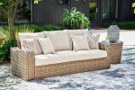 Sandy Bloom Outdoor Sofa with Cushion Fashion