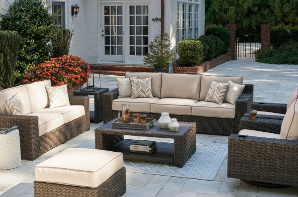 Coastline Bay Outdoor Sofa with Cushion Discount