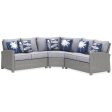 Naples Beach 3-Piece Outdoor Sectional Fashion