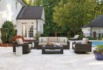 Coastline Bay Outdoor Sofa with Cushion Discount