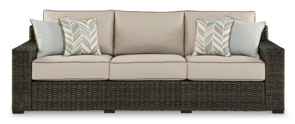 Coastline Bay Outdoor Sofa with Cushion Discount