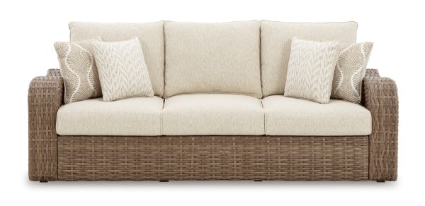 Sandy Bloom Outdoor Sofa with Cushion Fashion