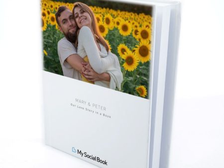 Engagement Photo Book with Floral Theme on Sale