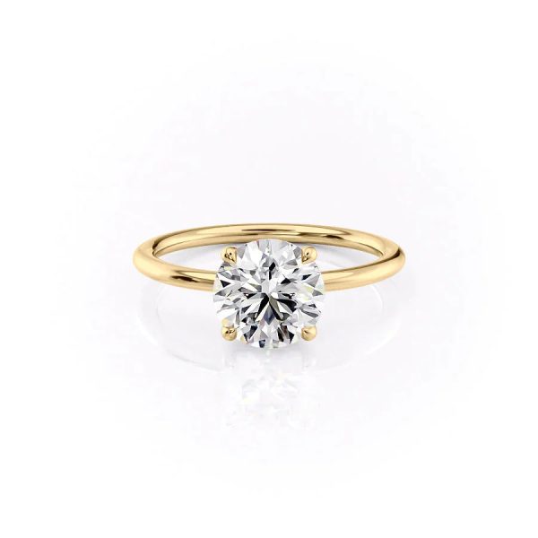 The Ashley Set With A 2.5 Carat Round Moissanite Online