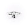 The Ashley Set With A 1.5 Carat Round Moissanite Online now