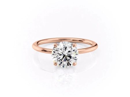 The Ashley Set With A 2 Carat Round Moissanite For Discount