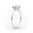 The Ashley Set With A 3.5 Carat Pear Moissanite Hot on Sale